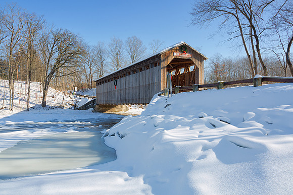 Winter at Fallasburg Bridge