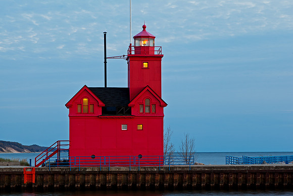 Holland Harbor Lighthouse "Big Red"