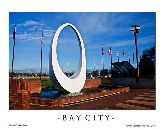 Downtown Bay City Waterfountain