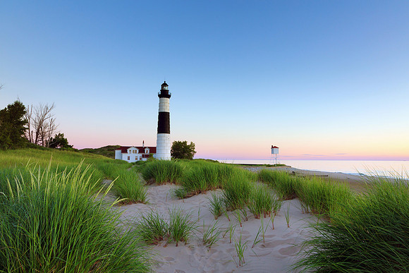Emerald Grass at Big Sable Lighthouse