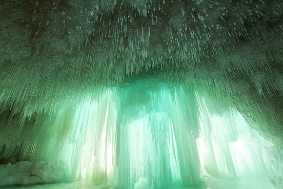 "Emerald City" Grand Island Recreation Area in Winter