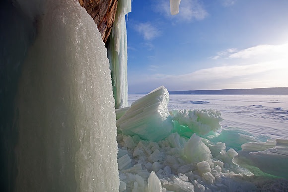Fallen Ice Curtains
