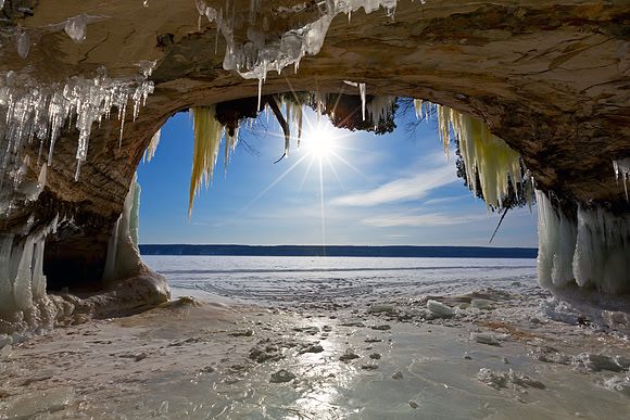 Grand Island Cave - Munising Michigan