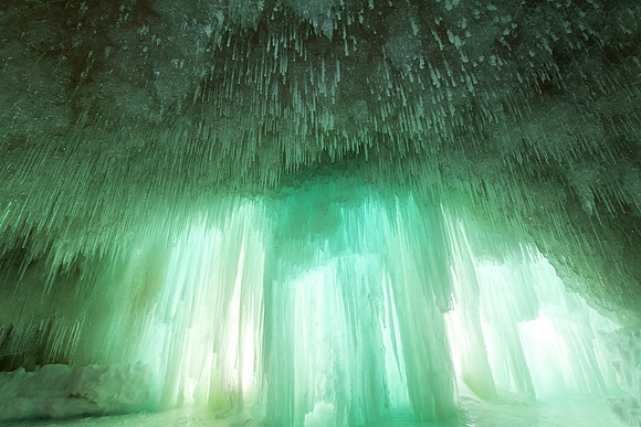 "Emerald City" Grand Island Recreation Area in Winter