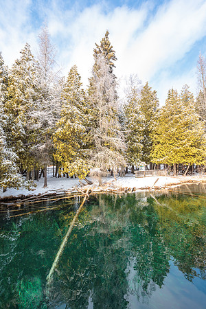 UP-314 Kitch-iti-kipi Big Springs in Winter