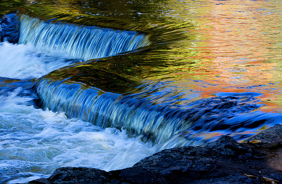Bond Falls in Autumn