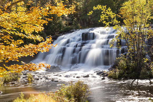 Bond Falls in Autumn