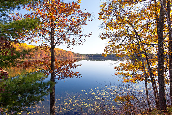 Grebe Lake in Autumn