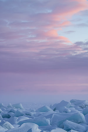Blue Ice Sunrise in Mackinaw - UP-610 CS216567-Edit-2