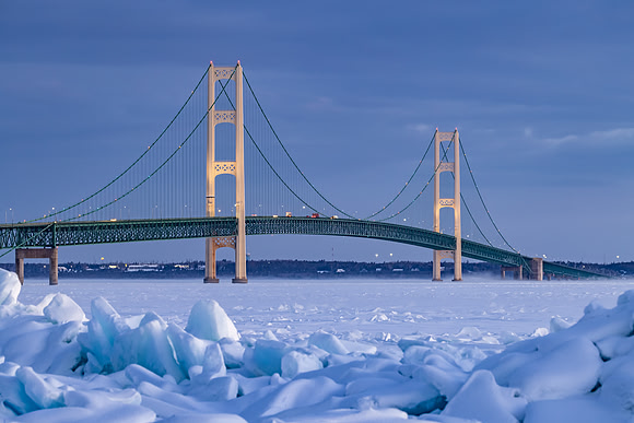 Blue Ice at the Bridge - UP-606 CS216525