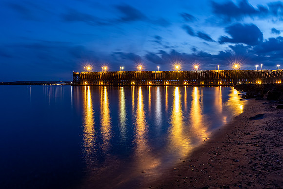 Ore Dock at Night - UP-641 8D1A9005