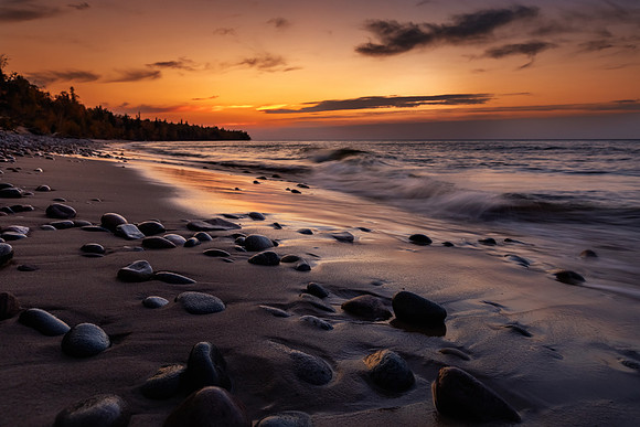 Au Sable Beach Sunset