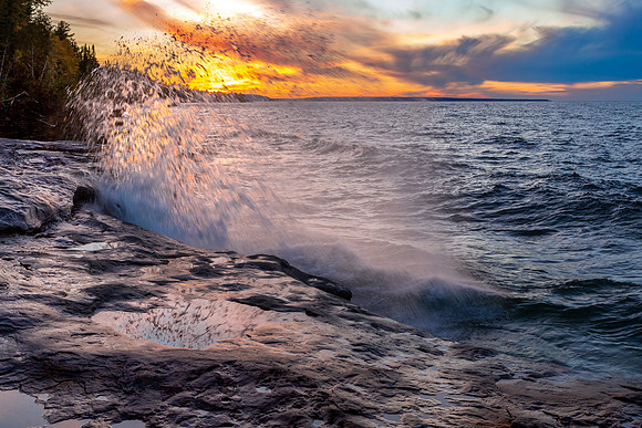 Late Day Splash