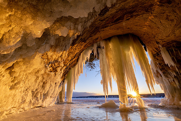 Ice Cave Sunrise - UP-687 CS212415