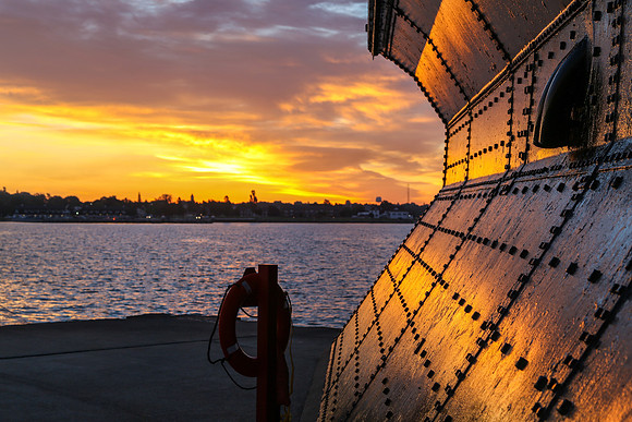 Sunrise Over Ludington Harbor