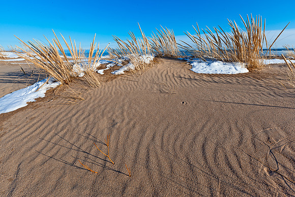 Tawas Beach in Winter
