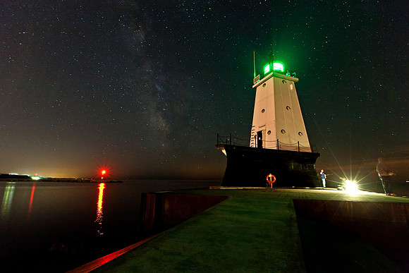 North Breakwater Lighthouse and the Milky Way