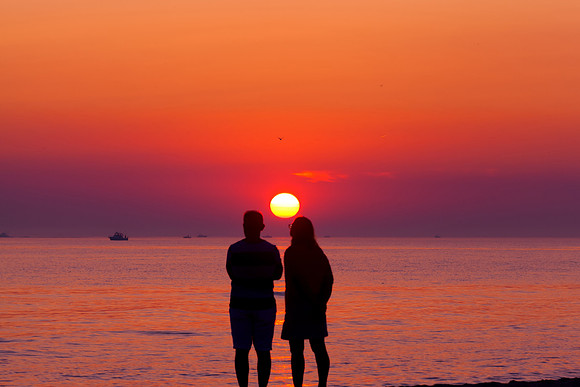 Idle Talk at Sunset