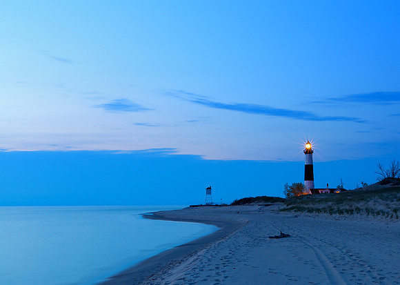 First Star at Big Sable Lighthouse