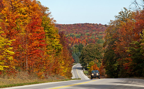 Autumn Drive in Leelanau