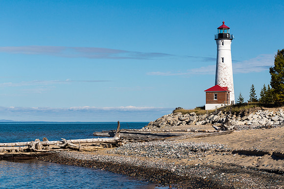 Crisp Point Beach and Light
