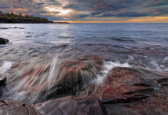 Moody Evening on High Rock Bay UP-776 CS212175
