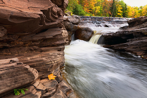 Bonanza Falls in Michigan