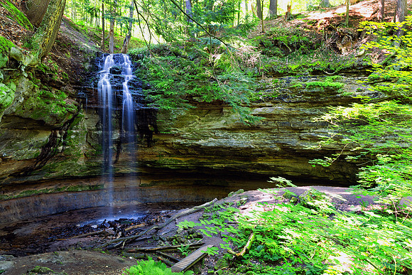 Tannery Falls, Pictured Rocks Area, Munising, Michigan