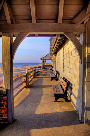 Golden Hour at the Ludington State Park Beach House