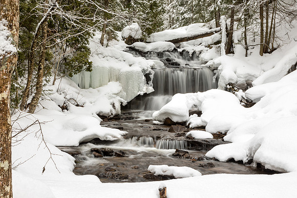 Wagner Falls in Winter
