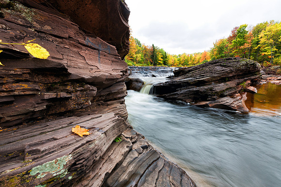 Bonanza Waterfalls in the Upper Peninsula