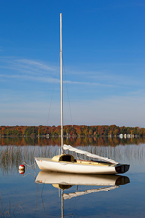 Boat at Interlochen Michigan