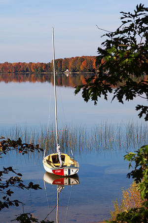 SB-105 Sailboat on Green Lake - Interlochen Michigan