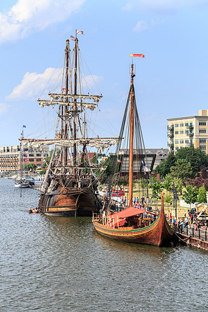 Draken Harald Harfagre Viking Longship and El Galeon