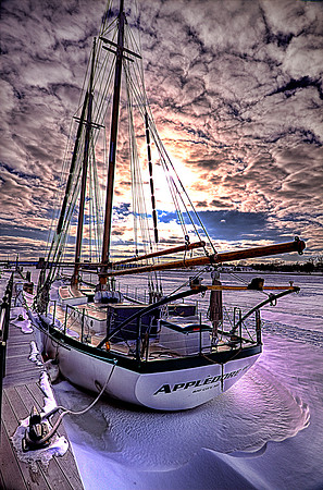 Ice Bound Appledore
