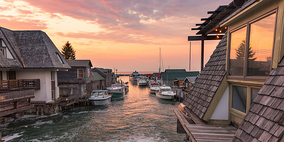 SB-141 - Sunset Over Fishtown