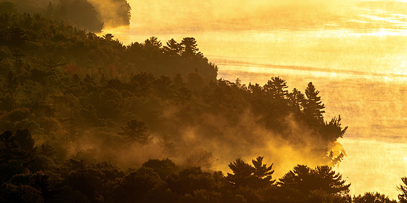 UP-306 Morning Mist at Lake Fanny Hooe, Copper Harbor