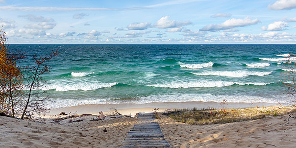 UP-401 - Beach Walk - Chapel Beach, Pictured Rocks