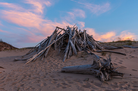 Dune Fort at Sunset - SB-230 9Q4A7805-data