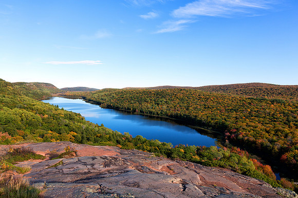 Lake of the Clouds in Early Autumn