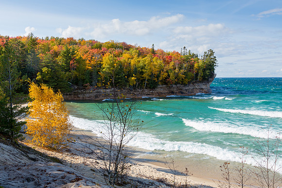 Autumn Visits Chapel Beach