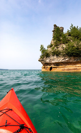 Kayakers View of Miners Castle