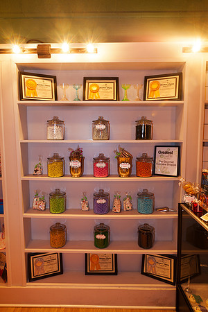 Gourmet Cupcake Shoppe in Bay City Michigan at Christmas time