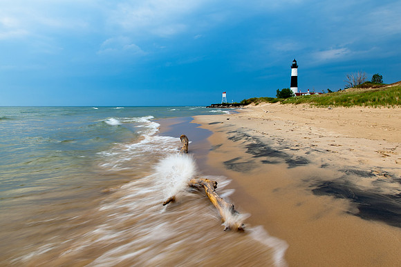 Stormy Evening at Big Sable Point Lighthouse