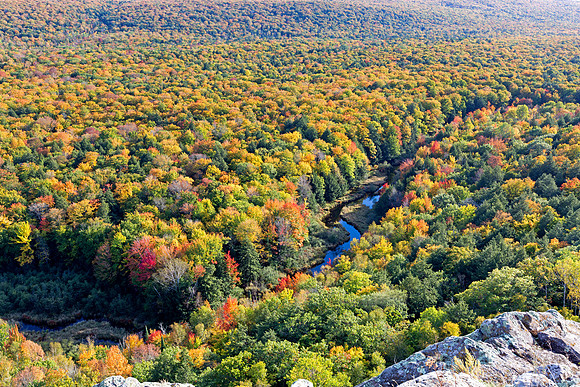 Vibrant Autumn in Michigan's Porcupine Mountains