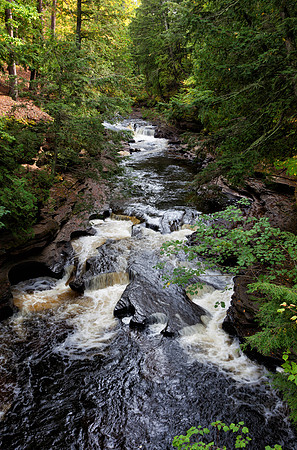 Presque Isle River Pot Holes in the Upper Peninsula of Michigan
