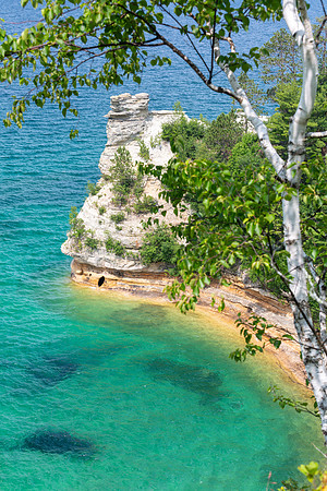 Summer View at Miners Castle