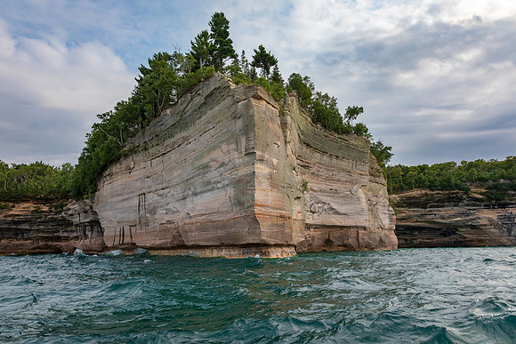 Cliff at Pictured Rocks