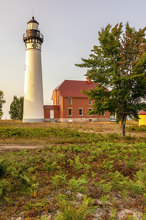 Au Sable Point Light Station in Late Day