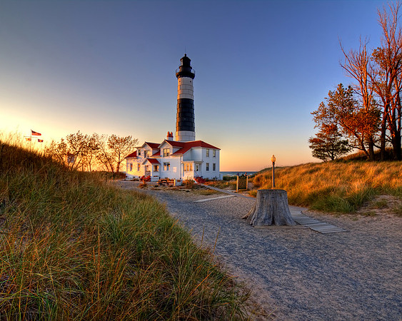 Twilight at Big Sable Lighthouse